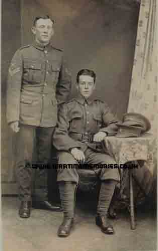 James Comer (Seated)
other soldier unknown